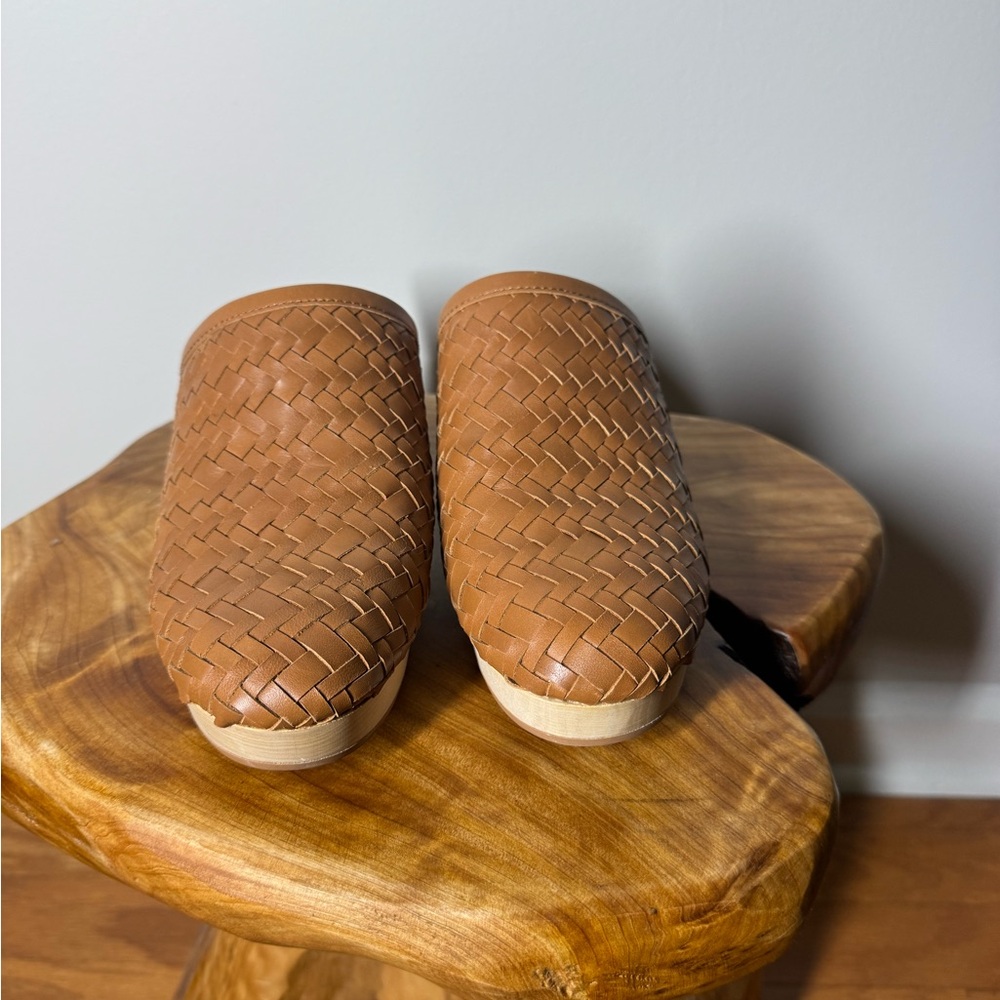 Madewell Tan Woven Mules - Picture 3 of 8